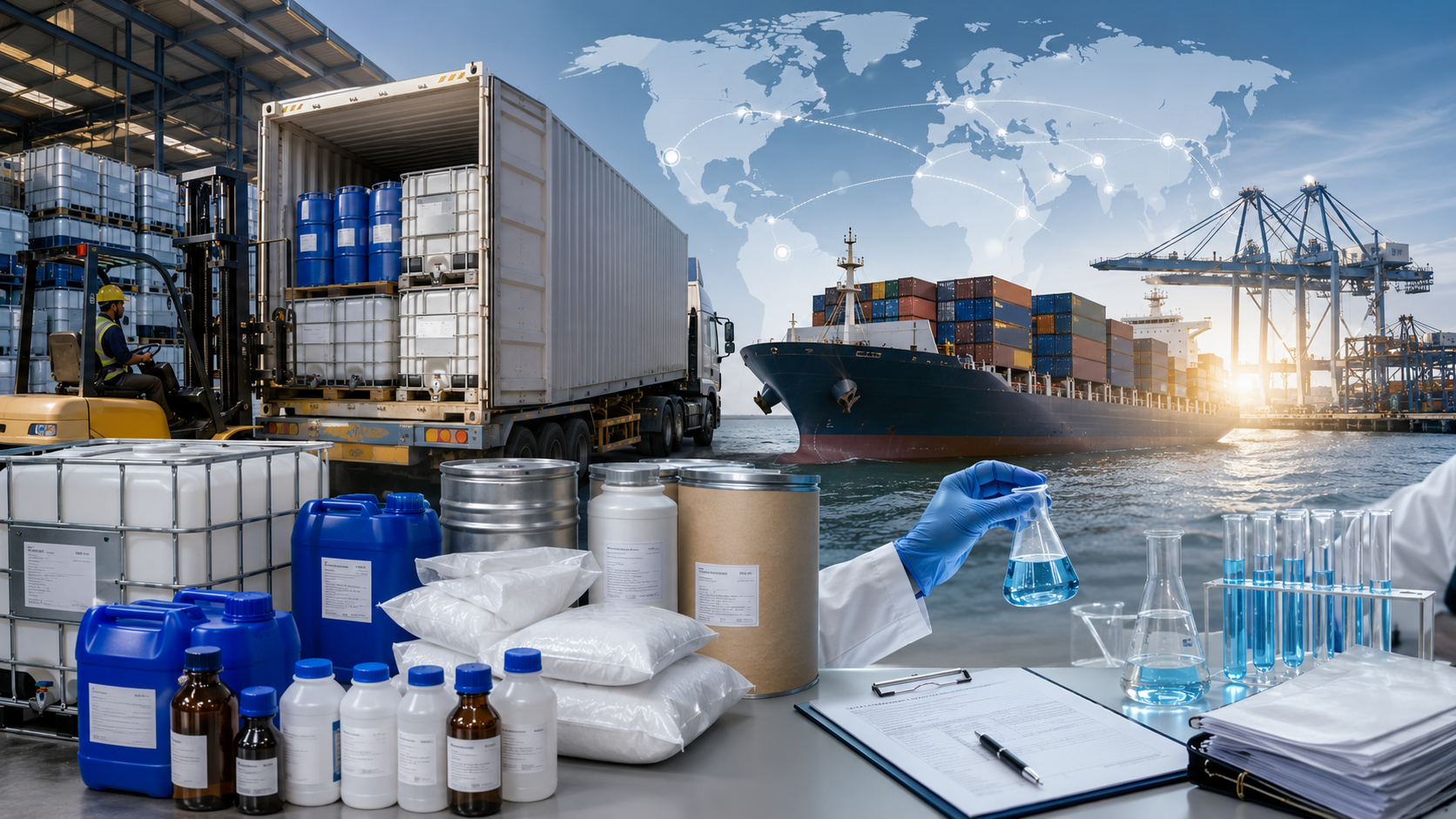 Exporting Chemicals from India to Saudi Arabia: A Complete Guide for Indian Exporters